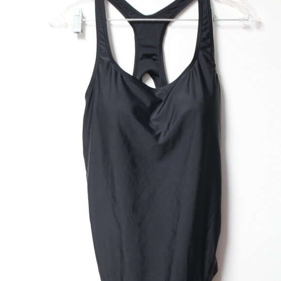 Attracosports black one piece swimsuit XL NWT Beach - Picture 1 of 7